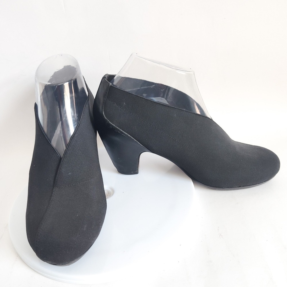 Eileen Fisher Pumps Size 7 Low Heel Microfiber Leather Sole Choked-up Modern‎